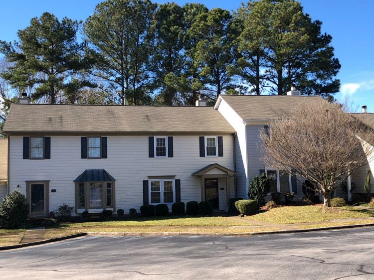 This middle unit is part of the Westwood community.