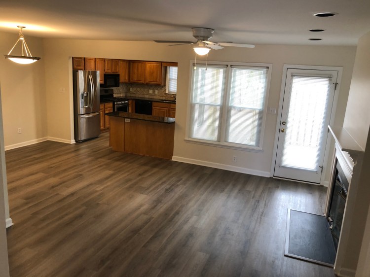 Open concept floorplan.